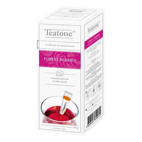 Напиток чайный Teatone forest berries лесные ягоды в стиках 15 пакетиков в Газпром