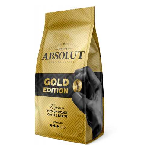 Кофе Absolut Drive Gold Edition в зернах 200 г в Газпром