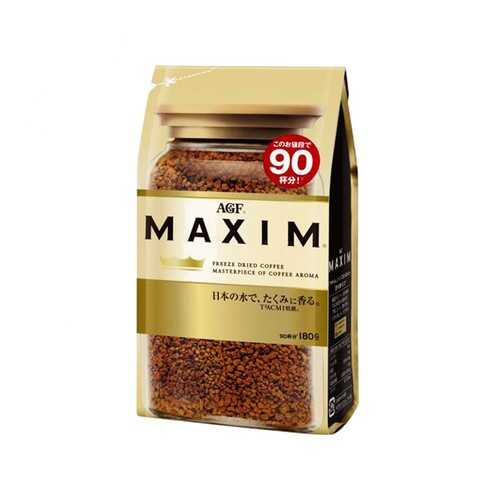 Кофе AGF Maxim растворимый gold blend 180 г в Газпром