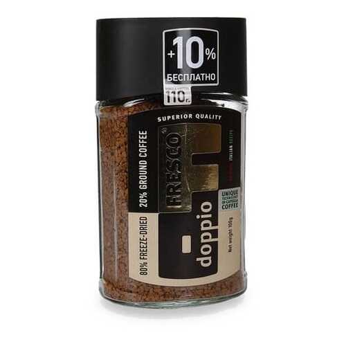 Кофе Fresco arabica doppio сублимированный с добавлением жаренного молотого 100 г в Газпром
