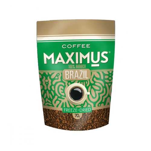 Кофе Maximus Brazil растворимый 70 г в Газпром