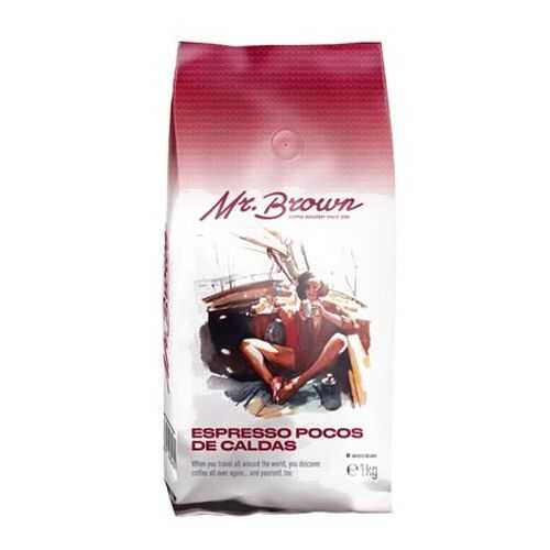 Кофе Mr.Brown Espresso Pocos De Caldas в зернах 1 кг в Газпром