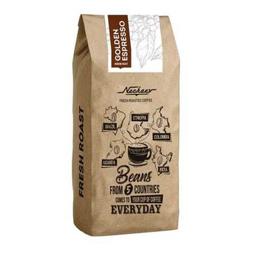 Кофе Nechaev Golden Espresso в зернах свежей обжарки 500 г в Газпром