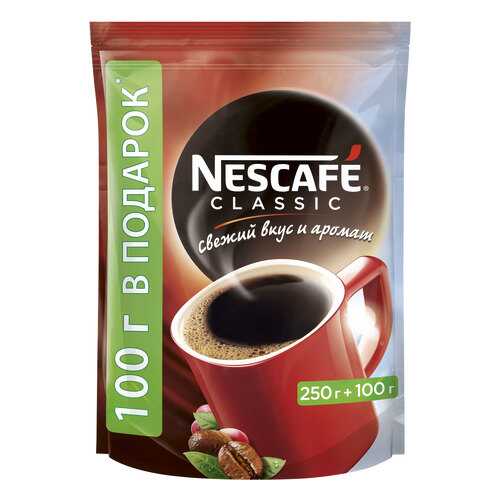 Кофе растворимый Nescafe classic пакет 350 г в Газпром