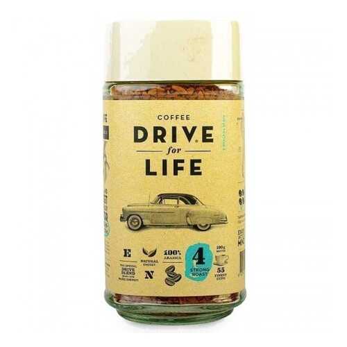 Кофе растворимый живой Drive for Life strong 100 г в Газпром
