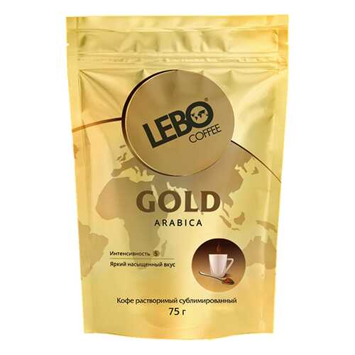 Кофе сублимированный Lebo Gold м/у 75 г в Газпром