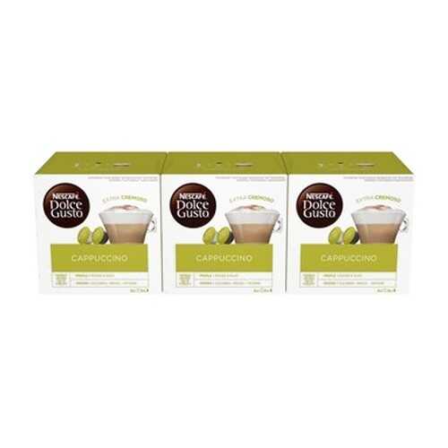 Кофе в капсулах Nescafe Dolce Gusto Капучино 3 штуки по 16 капсул в Газпром