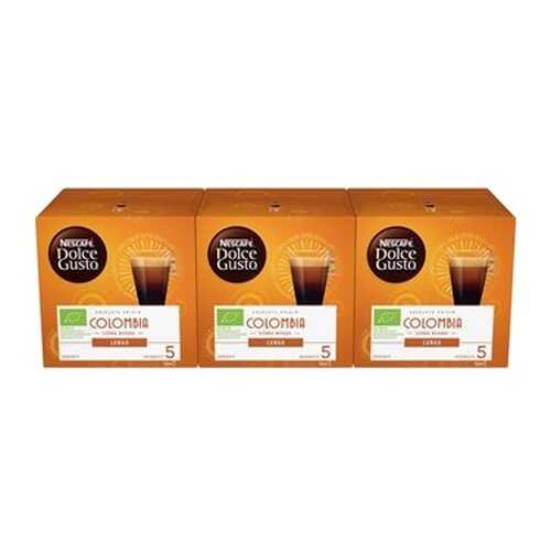 Кофе в капсулах Nescafe Dolce Gusto Лунго Колумбия 3 штуки по 12 капсул в Газпром