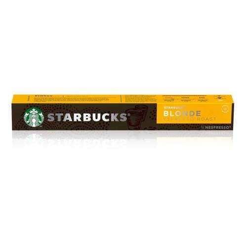 Кофе в капсулах Starbucks Blonde Espresso Roast стандарта Nespresso 10 шт в Газпром