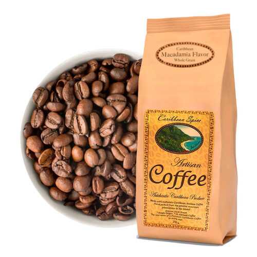 Кофе в зернах Caribbean Spice Artisan Kosher Coffee Macadamia Grain макадамия 250 г в Газпром