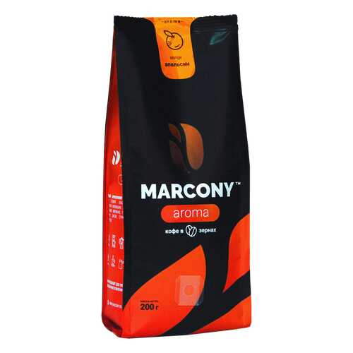 Кофе в зернах Marcony Aroma Апельсин 200г в Газпром