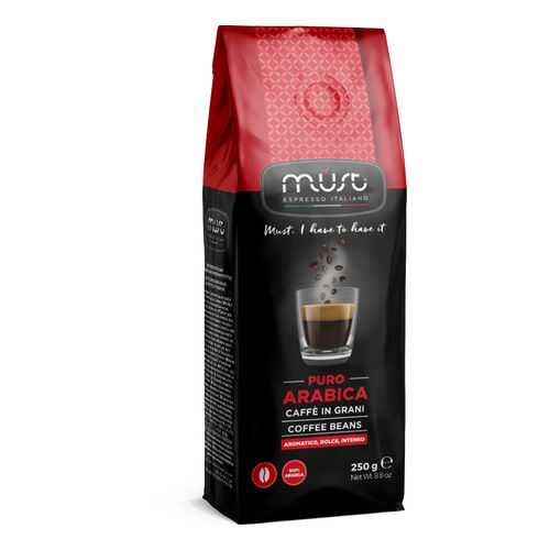 Кофе в зернах Must pure arabica 250 г в Газпром