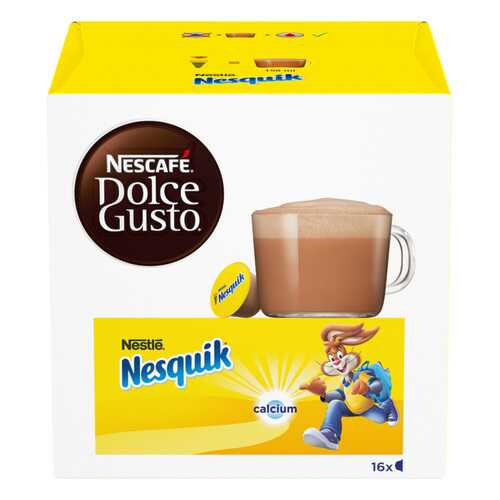 Шоколадный напиток в капсулах Nescafe Dolce Gusto nesquik 16 капсул в Газпром