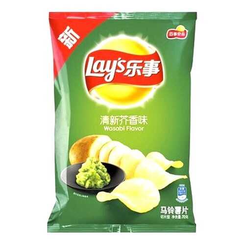 Чипсы «Lay’s» со вкусом васаби, 70гр. в Газпром