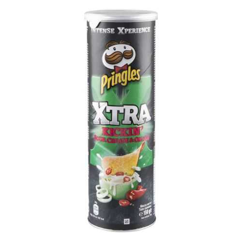 Картофельные чипсы Pringles хtra со вкусом сметаны и лука 150 г в Газпром