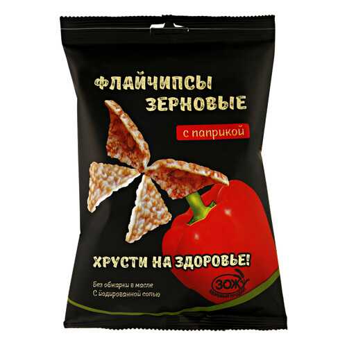 Флайчипсы зерновые с паприкой 40 г в Газпром