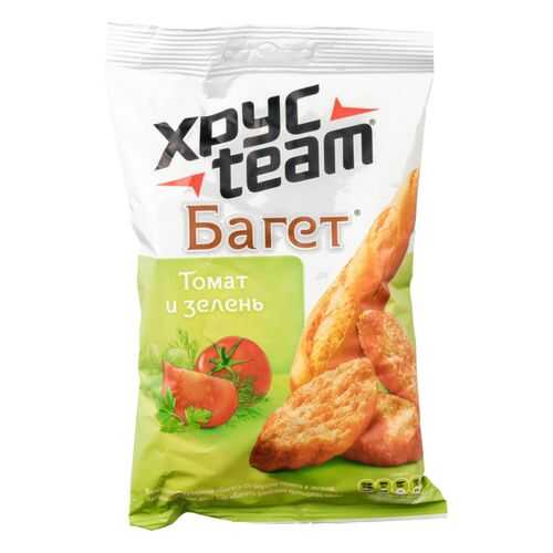 Сухарики Хрусteam багет томат и зелень 60 г в Газпром