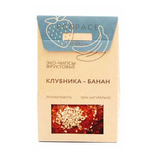 Эко-чипсы фруктовые For Brain клубника-банан 40 г в Газпром