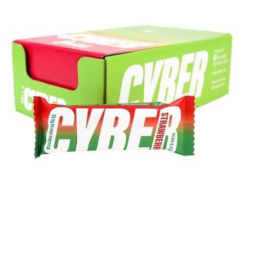 Батончик высокобелковый Cyber Bite со вкусом клубники 20 штук по 60 гр в Газпром