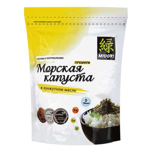 Морская капуста нори Midori в кунжутном масле 80 г в Газпром