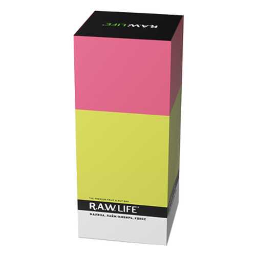 Набор Raw Life Mix, малина-лайм, лайм-имбирь, кокос Raw Life 141 г в Газпром