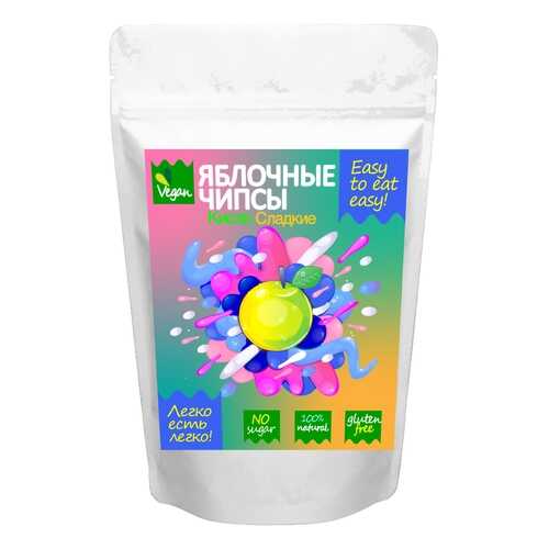 Натуральные фруктовые яблочные чипсы Easy to eat easy кисло-сладкие 30 г в Газпром