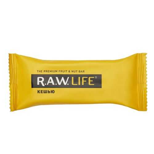 Орехово-фруктовый батончик R.A.W. LIFE кешью 47 г в Газпром