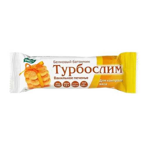 Турбослим Эвалар батончик ванильное печенье белковый 50 г в Газпром