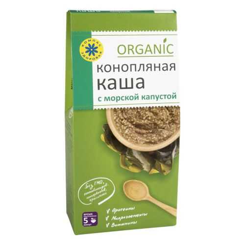 Каша конопляная Компас здоровья organic с морской капустой 250 г в Газпром