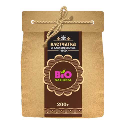 Клетчатка Bio National с семенами чиа в эко-упаковке 200 г в Газпром