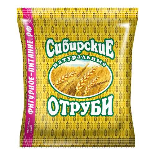 Отруби Сибирская Клетчатка пшеничные натуральные 200 г в Газпром