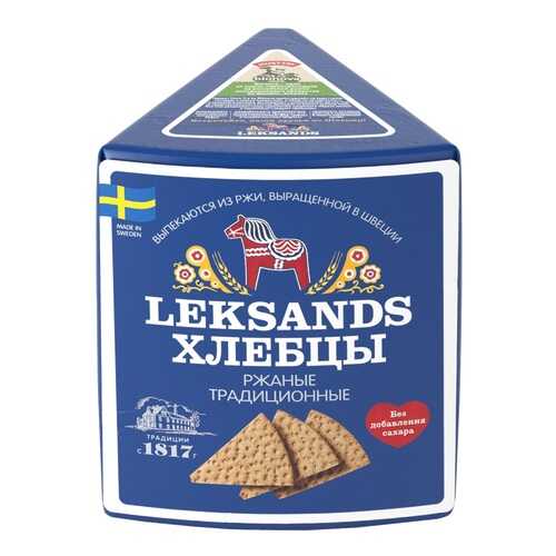 Хлебцы темно-ржаные Традиционные Leksands by Bionova, 200 г, Швеция в Газпром