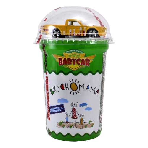 Кукурузные шарики в глазури Вкусномама Babycar с игрушкой 30 г в Газпром