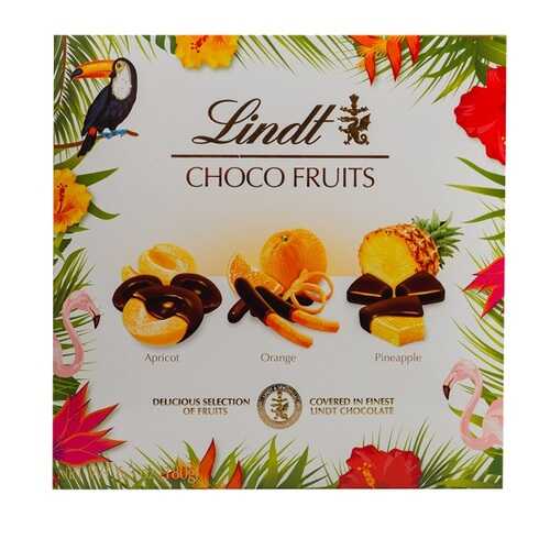 Фрукты в шоколаде Lindt 180г Австрия в Газпром