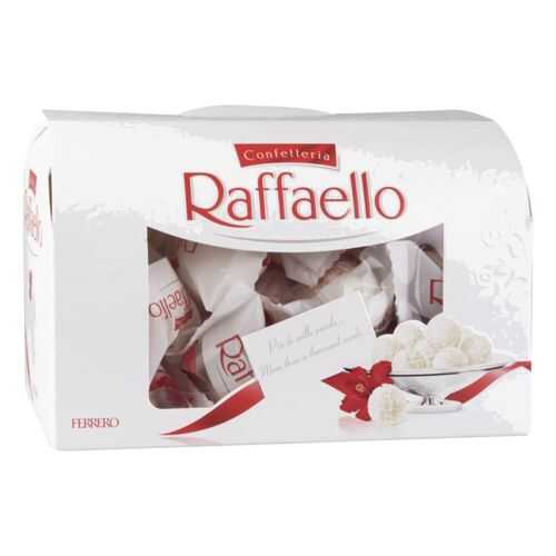 Конфеты Raffaello с цельным миндальным орехом в кокосовой обсыпке 240 г в Газпром