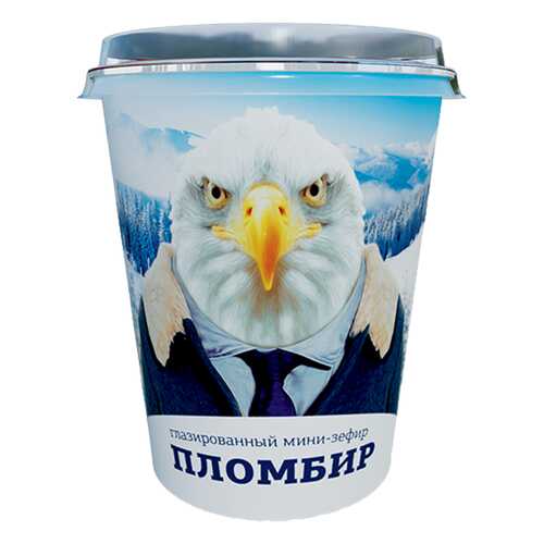 Глазированный мини-зефир Пломбир, 150 г в Газпром