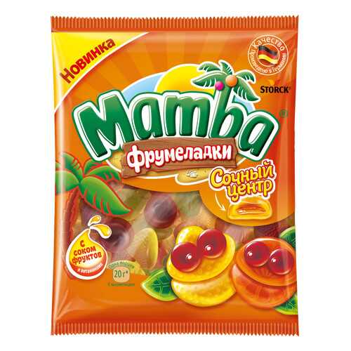 Мармелад Mamba фрумеладки сочный центр 70 г в Газпром