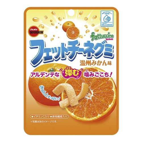 Мармелад жевательный Fettuccine Gummi, со вкусом апельсина, 50 гр,Япония в Газпром