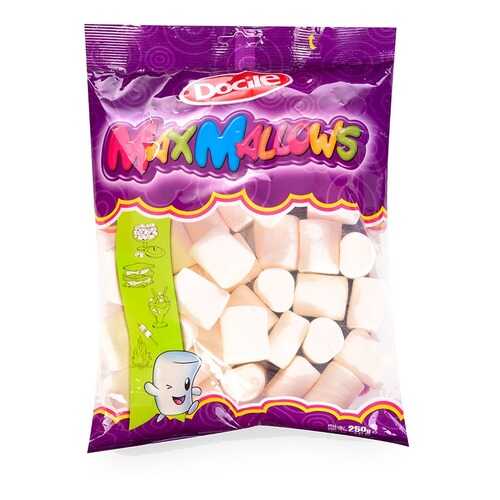 Зефир Docile Maxmallows Белые трубочки Ваниль 250г Бразилия в Газпром