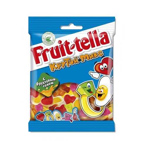 Жевательный мармелад Fruit-tella крутой микс с фруктовым соком 70 г в Газпром