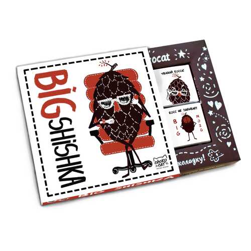 Коробочка с шоколадом CHOKOCAT, BIG Shishka, 60 гр. в Газпром