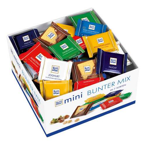 Набор мини-шоколада Ritter Sport bunter mix 1400 г в Газпром