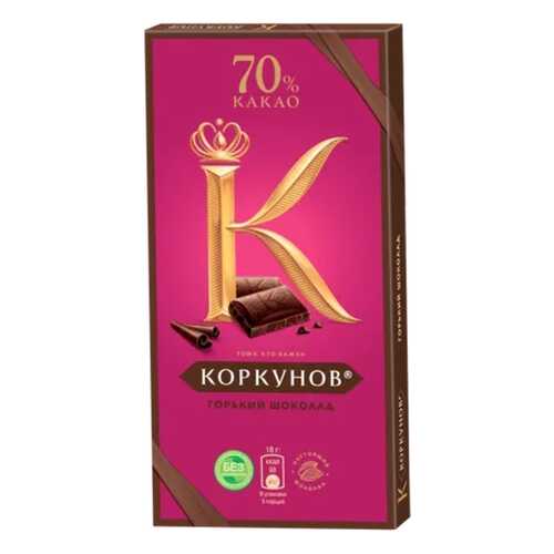 Шоколад горький А. Коркунов 70% 90 г в Газпром
