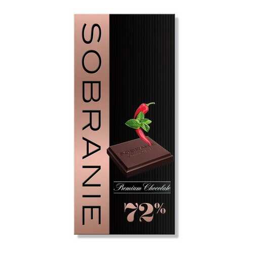 Шоколад горький Sobranie с кайенским перцем и мятой в Газпром