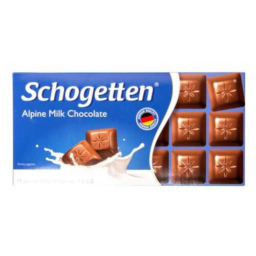 Шоколад молочный Schogetten alpine milk chocolate 100 г в Газпром