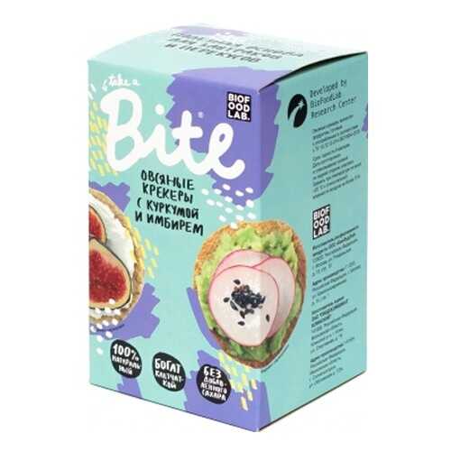 Крекеры овсяные Take a Bitey с куркумой и имбирем 200 г в Газпром