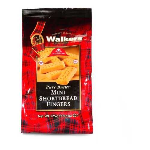 Мини-печенье Walkers Пальчики песочное 125 г Великобритания в Газпром