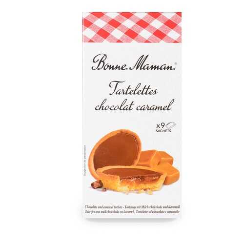 Печенье Bonne Maman Tartelettes с шоколадно-карамельной начинкой 135г в Газпром