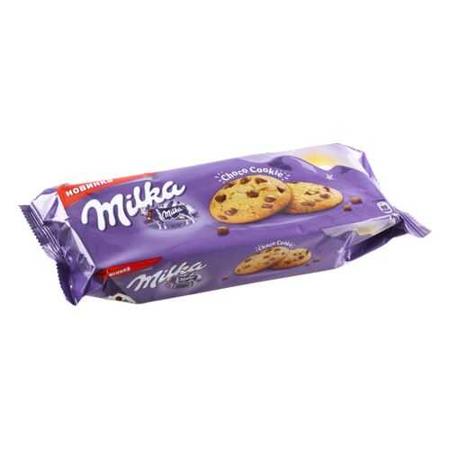 Печенье Milka с кусочками молочного шоколада 168 г в Газпром