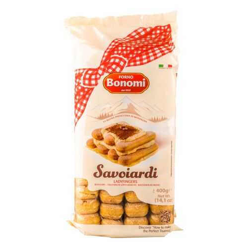 Печенье савоярди Forno Bonomi ladyfingers для тирамису 400 г в Газпром